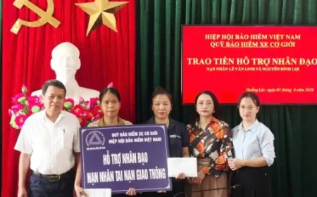 Bantuan sebesar 90 juta VND diberikan kepada keluarga dua korban kecelakaan lalu lintas di Thanh Hoa.