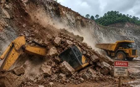 Tebing di Jatinom Klaten Longsor, Operator Eskavator Tambang Galian C Meninggal