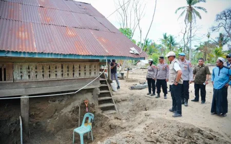 Sekretaris BNPP RI Tinjau Banjir Pidie Jaya, Dorong Pembangunan Tanggul Permanen