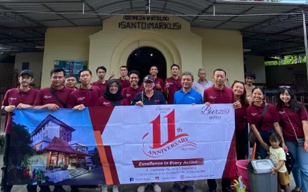 Burz@ Hotel Yogyakarta Rayakan 11 Tahun dengan Aksi Sosial
