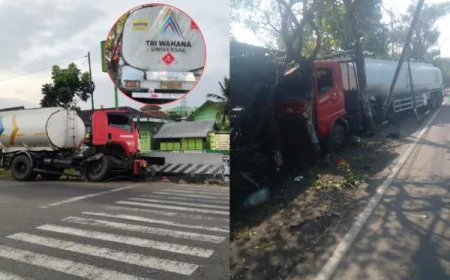 2 Kali Kecelakaan, Truk Tangki Pengangkut BBM dari Kilang Minyak Picu Kekhawatiran Warga Bojonegoro