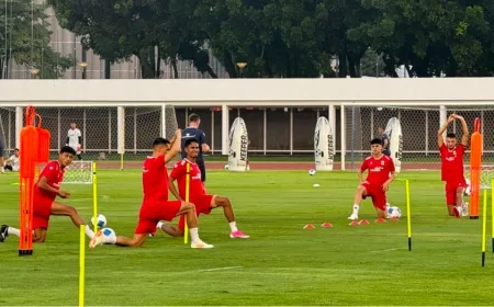 Persiapan Timnas Indonesia Vs Mozambik: Marselino Ferdinan Latihan, Justin Hubner Menepi!