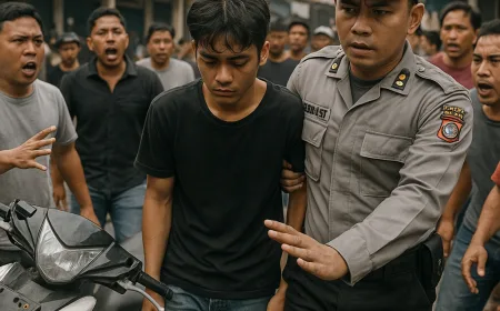 Terduga Pelaku Curanmor di Batuaji Nyaris Diamuk Massa, Ini Kronologinya