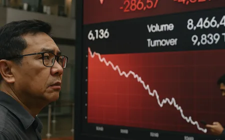 Aliran Dana Asing Masuk Saat IHSG Ambles 4,32 Persen di Sesi I