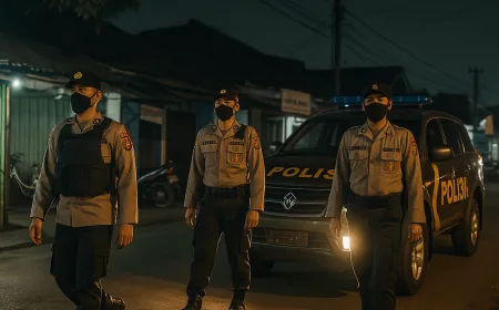 Patroli KRYD Polsek Plered Intensif di Ramadan untuk Minimalisir Kejahatan