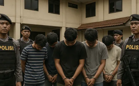 Polisi Amankan 6 Terduga Pemicu Konflik Petemon-Peresak untuk Cegah Meluas