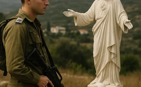 Israel Hukum Penjara Tentara IDF yang Hancurkan Patung Yesus di Lebanon