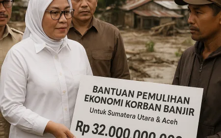 Menteri Ketenagakerjaan Salurkan Bantuan Rp32 Miliar untuk Korban Banjir Sumut dan Aceh