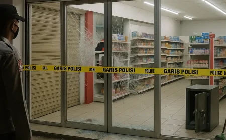 Kejahatan Merajalela di Sampit: Alfamart Dibobol Dua Malam Berturut-turut Saat Ramadan