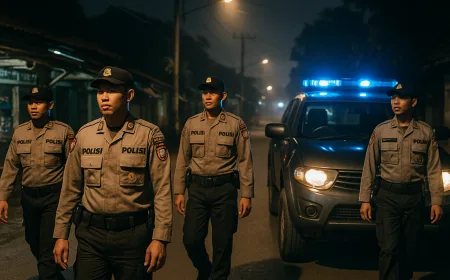 Patroli Malam Polsek Plered: Strategi Ampuh Jaga Keamanan Wilayah dari Kejahatan