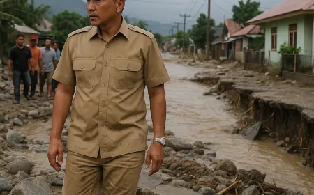 Wali Kota Palu Tinjau Lokasi Banjir di Watusampu dan Buluri, Akses Jalan Rusak Parah