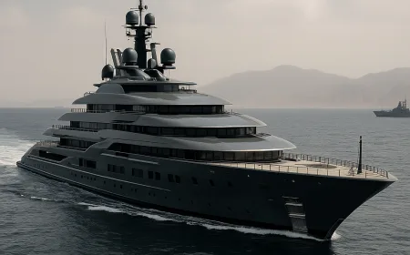 Yacht Super Mewah Rp8,6 T Milik Taipan Rusia Lewati Selat Hormuz yang Ditutup Iran