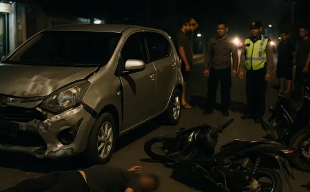 Kecelakaan Beruntun di Wonosari, Pemotor Meninggal Dunia