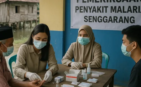 Dinkes Tanjungpinang buka posko pemeriksaan penyakit malaria di Senggarang