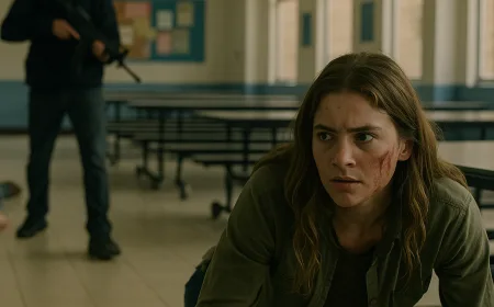 Sinopsis Film Run Hide Fight: Teror Penembakan Brutal di Sekolah dan Perjuangan Zoe Hull