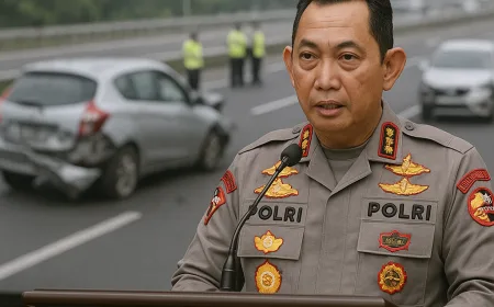Kapolri Ungkap Penurunan Angka Kecelakaan dan Fatalitas Mudik Lebaran 2026