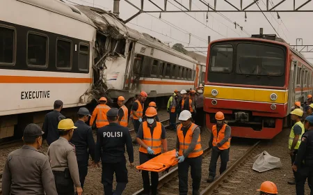 Kecelakaan Kereta di Stasiun Bekasi Timur: 2 Korban Meninggal Dunia Dikonfirmasi KAI Daop 1