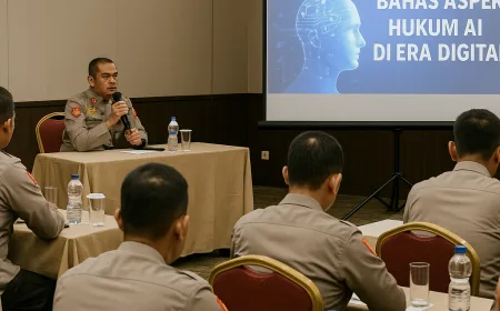 Polda Sulteng Ikuti Dialog Internal Polri Bahas Aspek Hukum AI di Era Digital