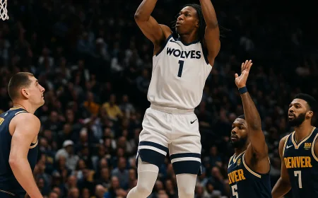 Timberwolves Dekati Babak Kedua Setelah Kalahkan Nuggets 112-96