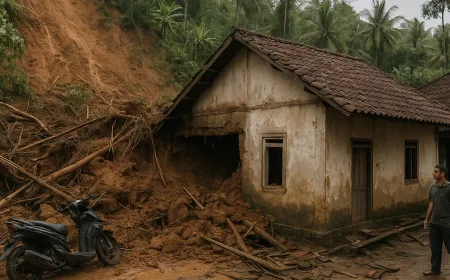 Longsor Pacitan Tertimpa Rumah dan Motor Warga Nawangan, Ini Kronologinya