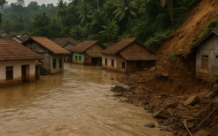 Banjir dan Longsor di Lebak: 37 Rumah Terdampak di 5 Kecamatan