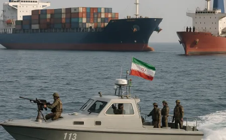 Iran Sita 2 Kapal Kargo di Selat Hormuz, Diduga Terkait Israel