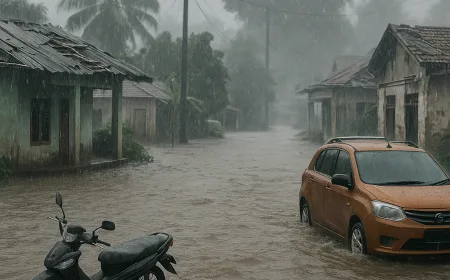 Hujan Deras di Pematangsiantar Sebabkan Banjir dan Kerusakan di Beberapa Titik