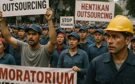 May Day 2026 Batam: Buruh Soroti Outsourcing Liar dan Kecelakaan Kerja Tinggi