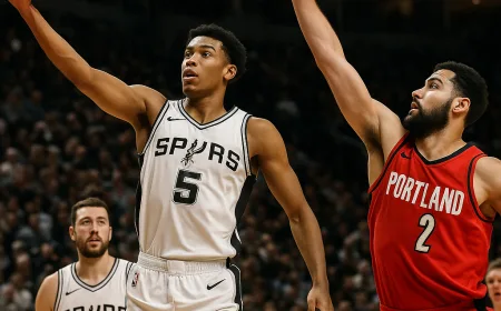 Spurs Menang Tanpa Wembanyama, Unggul 2-1 Atas Trail Blazers di Gim 3