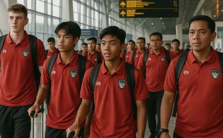 Timnas Indonesia U-17 Berangkat ke Arab Saudi Jelang Piala Asia U-17 2026, Mathew Baker Ikut
