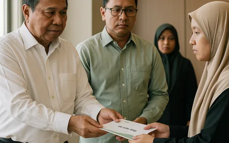 Menko PM dan BPJamsostek Serahkan Santunan Korban Kecelakaan Kereta Bekasi