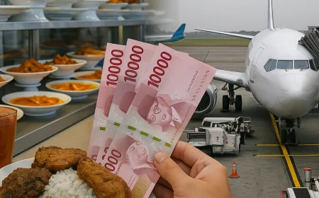 Dampak Rupiah Melemah: Harga Nasi Padang dan Tiket Pesawat Naik Signifikan