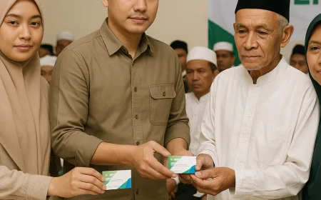 PT JAR Berikan Perlindungan BPJS Ketenagakerjaan untuk Ratusan Guru Ngaji di Tanah Bumbu