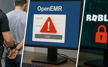Ancaman Siber Terbaru: Penangkapan SMS Blaster, Celah OpenEMR, dan 600K Akun Roblox Diretas