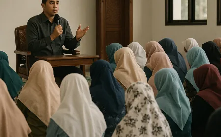 Penyuluh Agama BKMM Kalipucang Ingatkan Bahaya Penyakit Hati ‘Gurita’ dalam Pengajian Bulanan