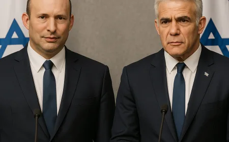 Koalisi Mantan PM Israel Naftali Bennett dan Yair Lapid Tantang Netanyahu di Pemilu 2026