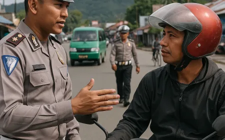 HUT PKS ke-51: Satlantas Polres Touna Gelar Polantas Menyapa Tekan Kecelakaan