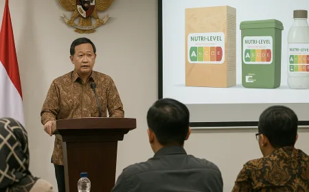 Kemenkes Tegaskan Perusahaan Siap Terapkan Label Nutri-Level untuk Cegah Konsumsi Gula Berlebih