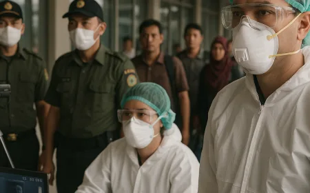 Kemenkes Perketat Pengawasan Perbatasan Setelah WHO Tetapkan Darurat Ebola Global