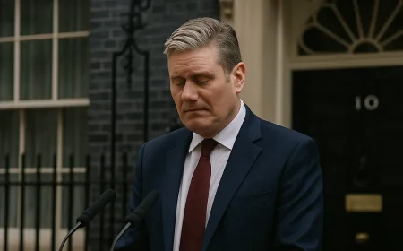 Keir Starmer Mundur Sebagai PM Inggris: Suara Partai Buruh Turun Drastis & Kontroversi Dubes