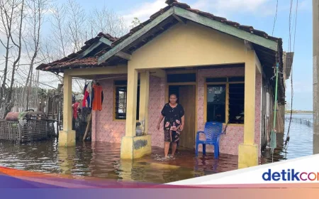 Banjir Rob Sebulan di Tunggulsari Pati Sebabkan Warga Gatal-gatal dan Susah Tidur