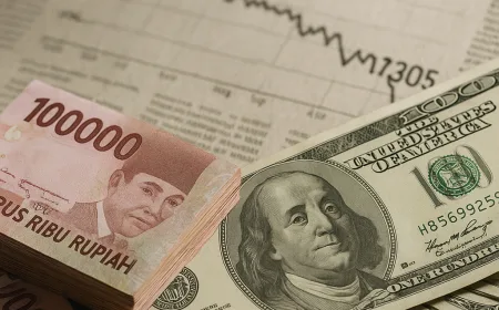 Rupiah Melemah 0,79%, Dolar AS Tembus Rp17.305 di Perdagangan Kamis