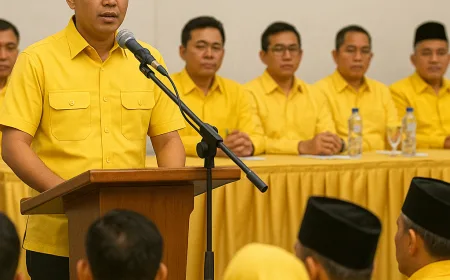 Tomi Ardi Terpilih Aklamasi Pimpin Partai Golkar Lampung Barat di Musda XI
