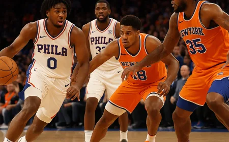 Tanpa Joel Embiid, 76ers Kalah Dua Kali Beruntun dari Knicks di Semifinal Timur