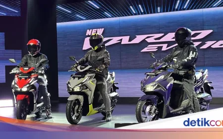 Honda Vario EVO 160 Meluncur di Indonesia dengan Fitur dan Mesin Terbaru