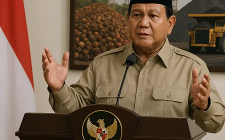 Prabowo Umumkan PP Baru: Ekspor Sawit hingga Batu Bara Wajib Lewat BUMN