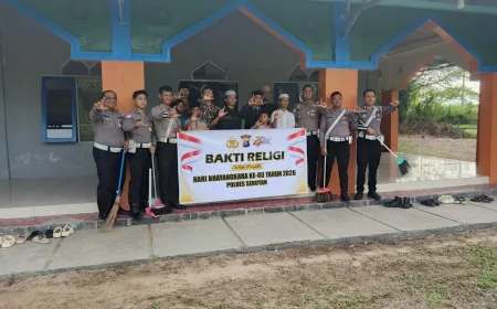 Satlantas Polres Seruyan Gelar Bakti Sosial Wujud Kepedulian Polri