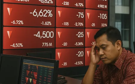 IHSG Jatuh 6,61% Pekan Ini, Kinerja Terburuk di Asia pada 2026