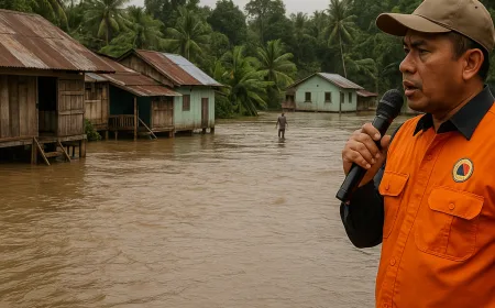 Pemkab Sarolangun Imbau Warga Waspada Banjir Susulan di DAS