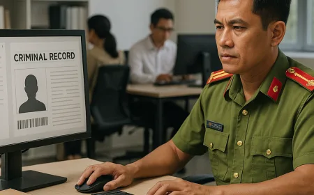 Membangun basis data catatan kriminal yang terpusat dan berskala nasional.